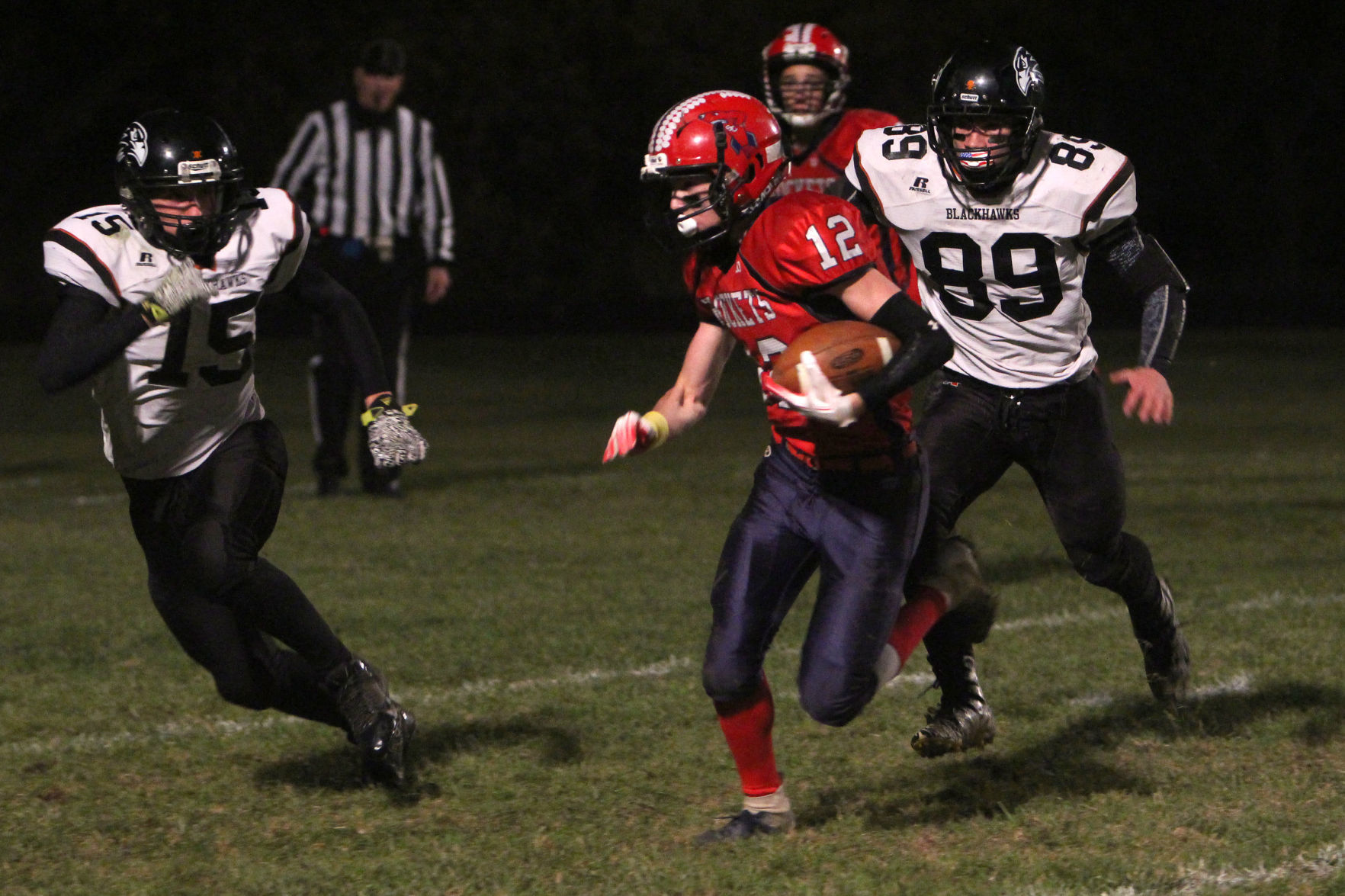Bloomer football at Spencer/Columbus 10-26-18